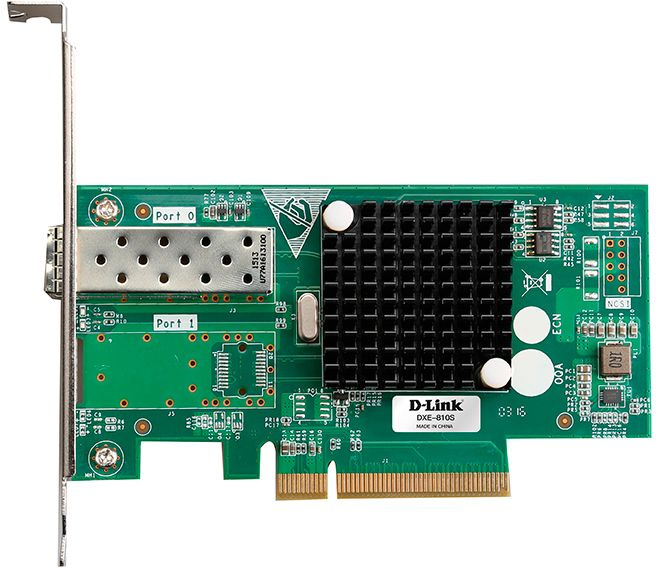 Сетевые адаптеры  Неватека Сетевой адаптер Gigabit Ethernet D-Link DXE-810S PCI Express x8