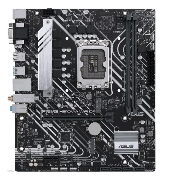 Материнская плата ASUS PRIME H610M-A WIFI D4, LGA1700, B610, 2*DDR4, D-sub+DP+HDMI, SATA 6.0, M.2, USB 3.2*2, USB 2.0*2,  mATX; 90MB1C80-M0EAY0 (PRIME H610M-A WIFI D4)