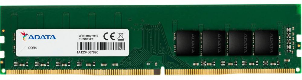 Память DDR4 8Gb 3200MHz A-Data AD4U32008G22-SGN RTL PC4-25600 CL22 DIMM 288-pin 1.2В single rank