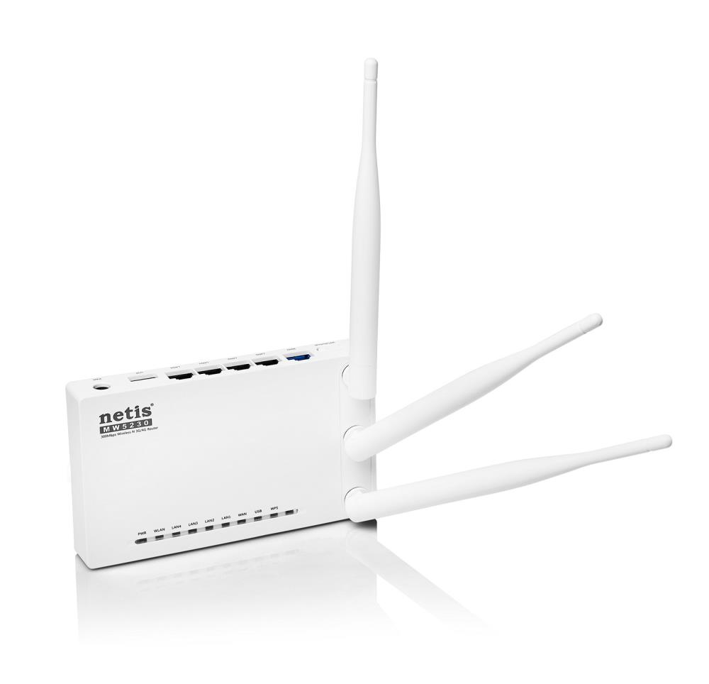 Маршрутизатор 3G/4G 300MBPS 4P MW5230 NETIS