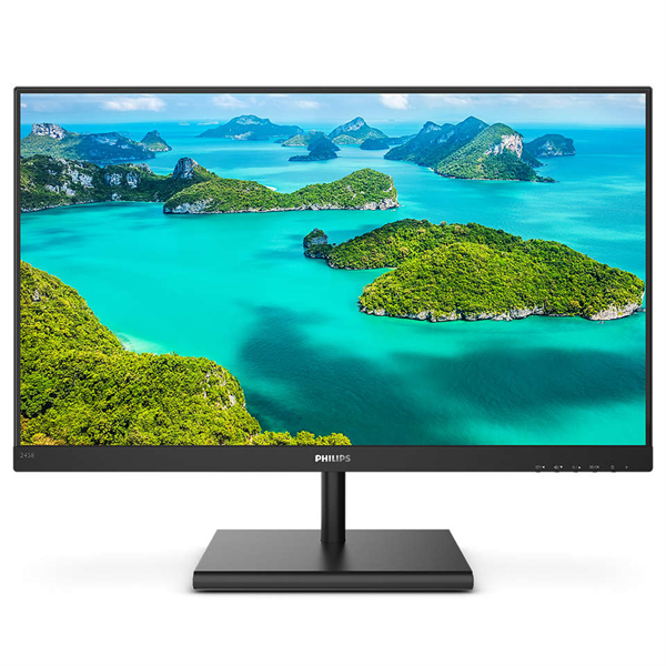 Монитор Philips 23.8" 245E1S (00/01) черный IPS LED 16:9 HDMI матовая 250cd 178гр/178гр 2560x1440 D-Sub DisplayPort Ultra HD 2K (1440p) 3.24кг