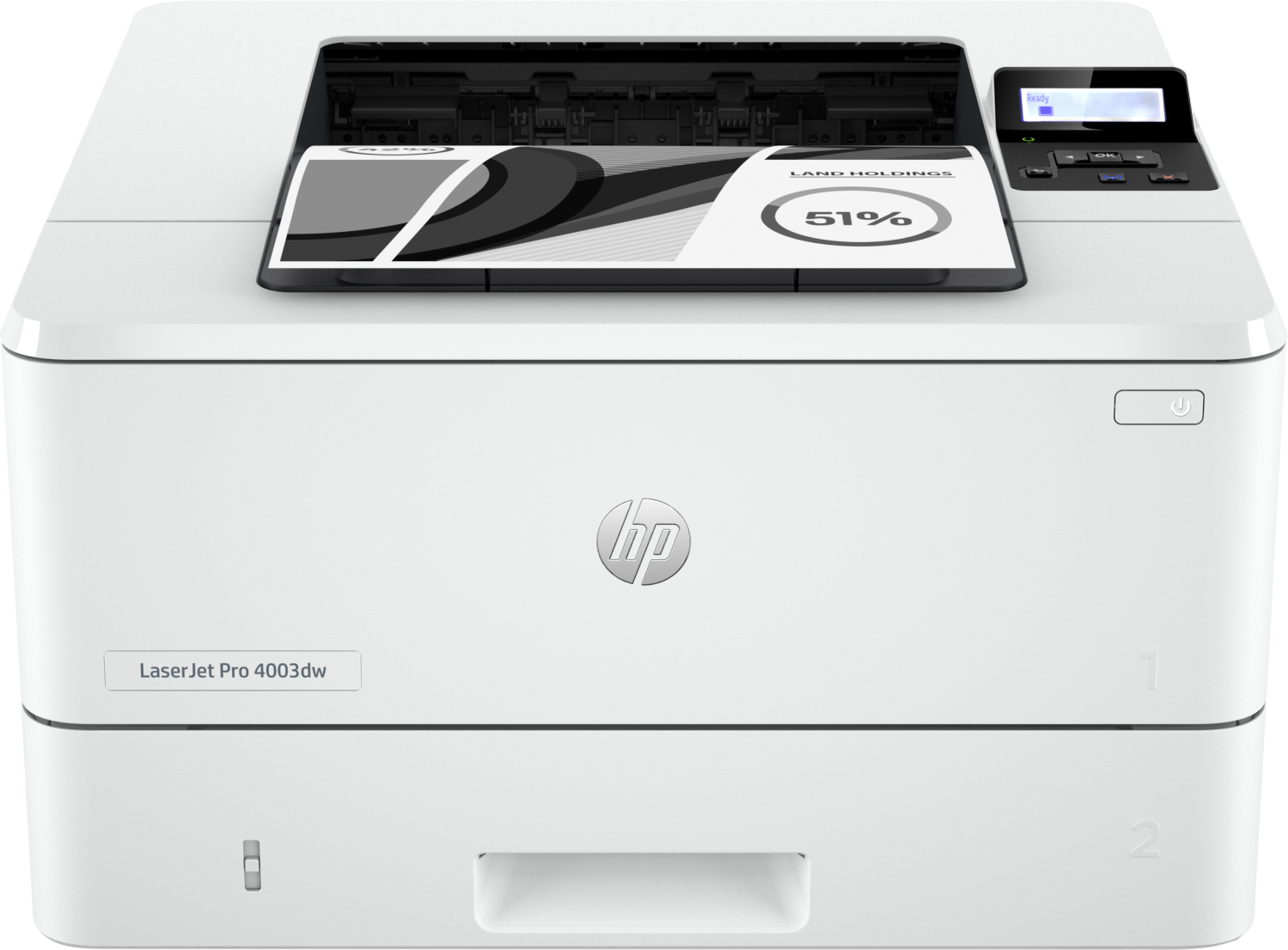 Принтер HP LaserJet Pro M4003dw (A4), 40 ppm, 256MB, 1.2 MHz, tray 100+250 pages, USB+Ethernet+Wi-Fii, Print Duplex, Duty - 80K pages