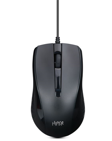 Мышь HIPER WIRED MOUSE OM-1000 BLACK (OM-1000)