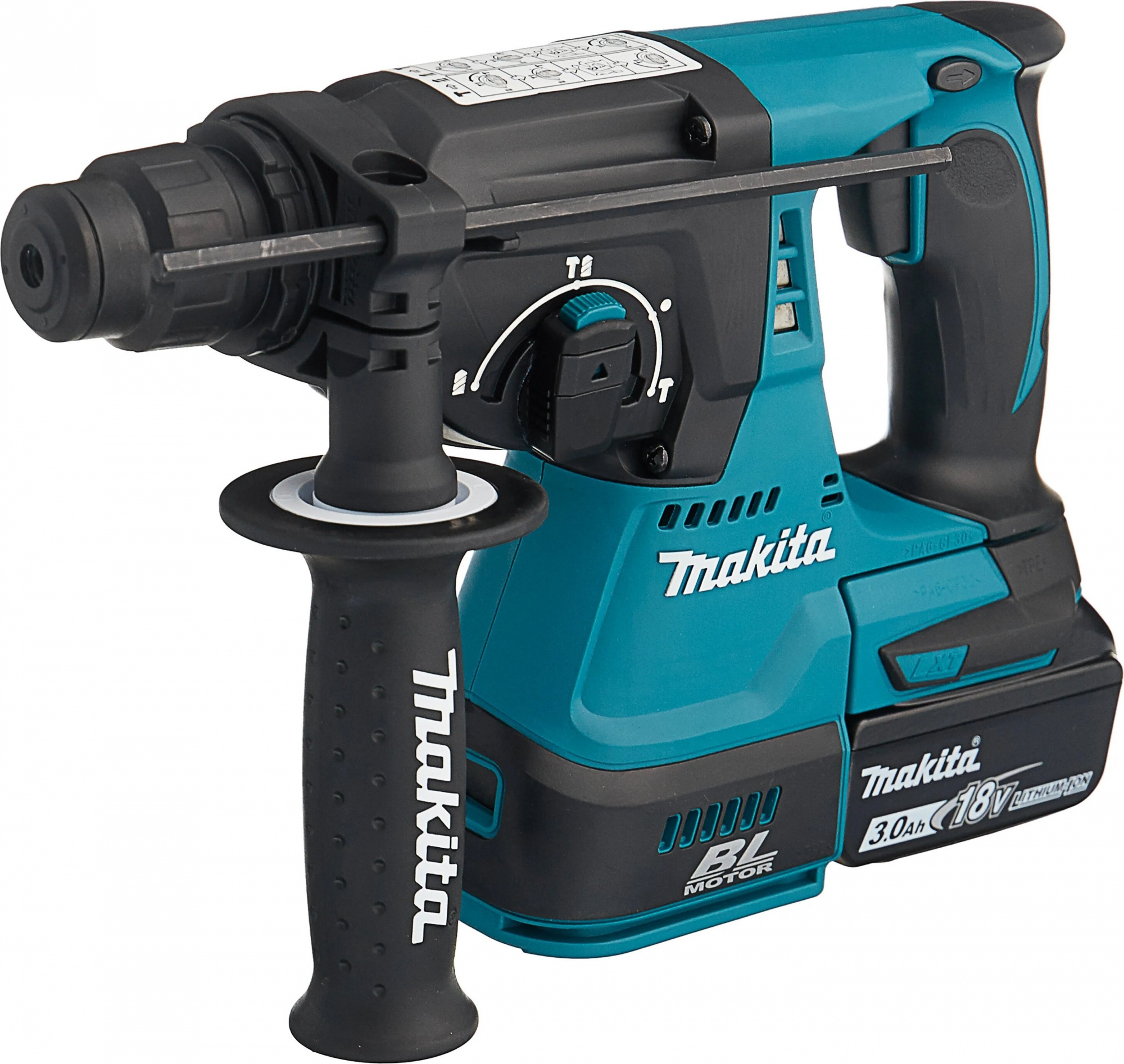  Перфоратор Makita DHR242RFE патрон:SDS-plus уд.:2.4Дж аккум. (кейс в комплекте)