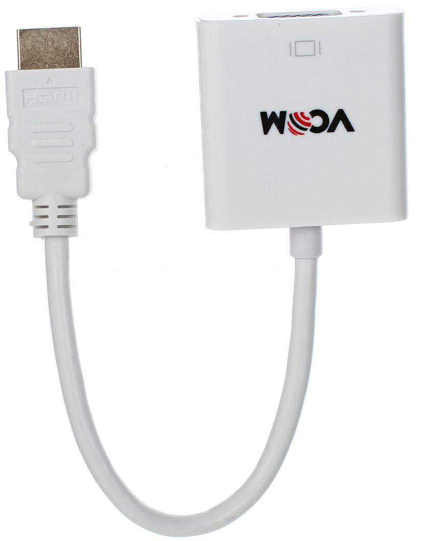 VCOM CG558 Кабель-переходник HDMI(M) -> VGA(F) [6937510858736]