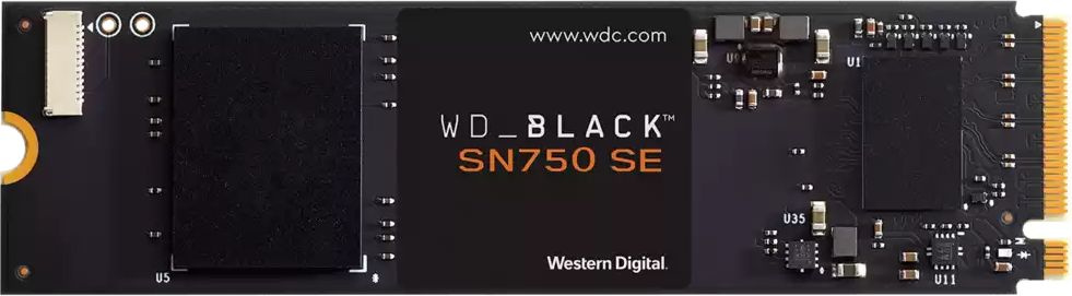 Накопитель SSD WD Original PCI-E 4.0 x4 500Gb WDS500G1B0E Black SN750 M.2 2280