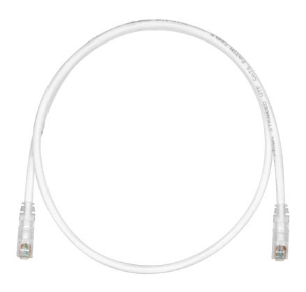 Патч-корды медные Патч-корд Panduit UTPSPL3MY вилка RJ-45-вилка RJ-45 кат.6 3м белый LSZH