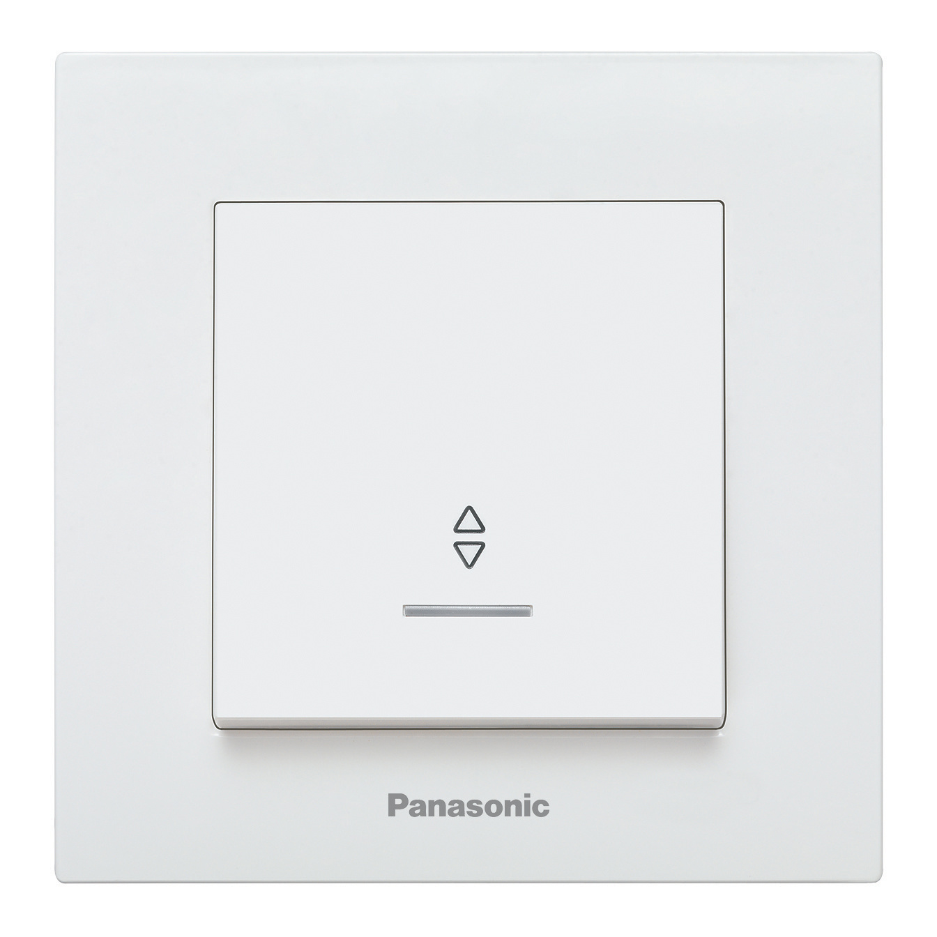 Переключатель Panasonic Karre Plus скрыт. 1кл. с подсветкой IP20 белый (упак.:1шт) (WKTC00042WH-RU)