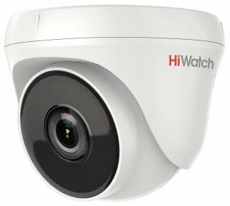 Камера видеонаблюдения Hikvision HiWatch DS-T233 2.8-2.8мм HD-TVI цветная корп.:белый