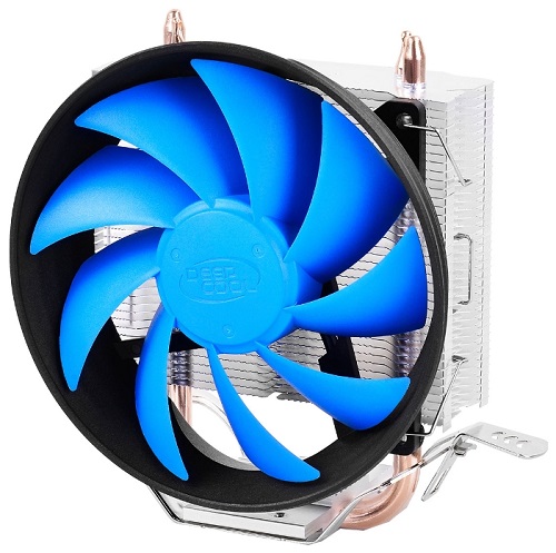 Кулер DEEPCOOL GAMMAXX200T S1150/S1155/S1156/S775/AM2/AM2+/AM3/FM1 (40шт/кор, TDP 95W, Fun 120mm, PWM, 2 тепл. трубки прямого контакта ) RET  (GAMMAXX 200T)