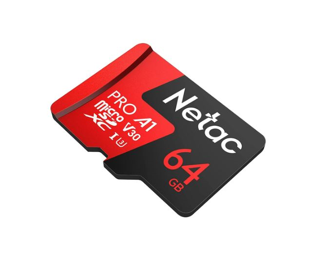 Карта памяти Netac MicroSD P500 Extreme Pro 64GB, Retail version card only