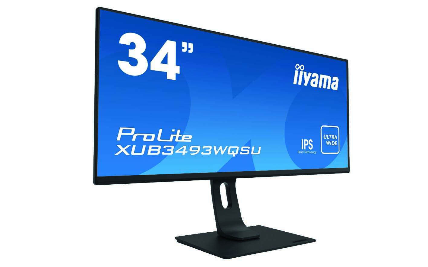 Монитор Iiyama 34" ProLite XUB3493WQSU-B1 черный IPS LED 4ms 21:9 HDMI M/M матовая HAS Pivot 1000:1 400cd 178гр/178гр 3440x1440 DisplayPort UWQHD USB 9.5кг