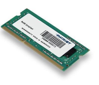 Модуль памяти для ноутбука SODIMM 4GB PC12800 DDR3 PSD34G160081S PATRIOT