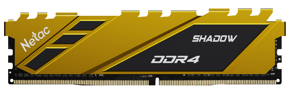 Модуль памяти Netac Shadow DDR4-3600 8G C18 Yellow