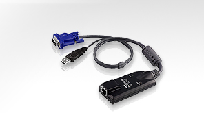 Модуль удлинителя ATEN USB VGA KVM Adapter (KA7570-AX)