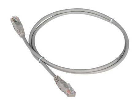 Патч-корд Lanmaster TWT-45-45-0.15-GY вилка RJ-45-вилка RJ-45 кат.5е 0.15м серый ПВХ (уп.:1шт)