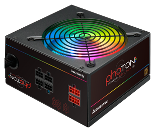 Блок питания Chieftec CTG-650C-RGB (ATX 2.3, 650W, &gt;85 efficiency, Active PFC, RGB Rainbow 120mm fan, Cable Management) Retail (CTG-650C-RGB)