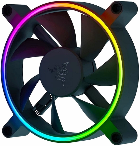 Кулер Razer Kunai Chroma RGB 120MM LED PWM Performance Fan - 1 Fan - FRML Packaging Razer Kunai Chroma - 120mm - 1 Fan (RC21-01800100-R3M1)