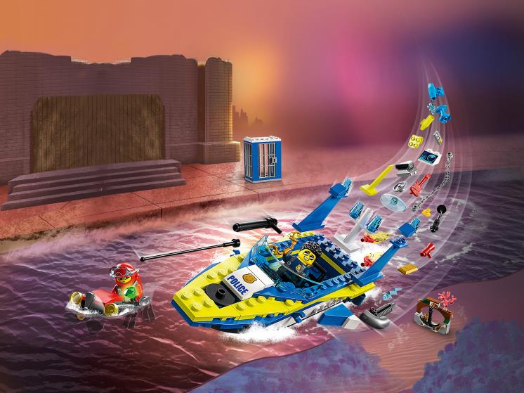   Неватека Игрушка CONSTRUCTOR CITY DETEKTIVMIS DER WASSERPOL LEGO