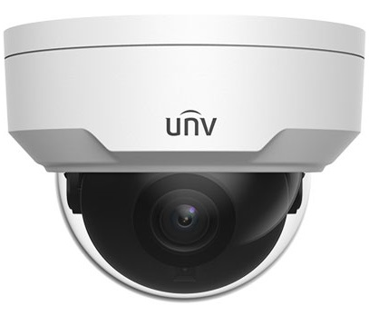 Видеонаблюдение Камера Uniview Видеокамера IP купольная антивандальная, 1/2.8" 2 Мп КМОП @ 30 к/с, ИК-подсветка до 30м., LightHunter 0.001 Лк @F1.6, объектив 2.8 мм, WDR, 2D/3D DNR, Ultra 265, H.265, H.264, MJPEG, 3 потока, (IPC322SB-DF28K-I0-RU)