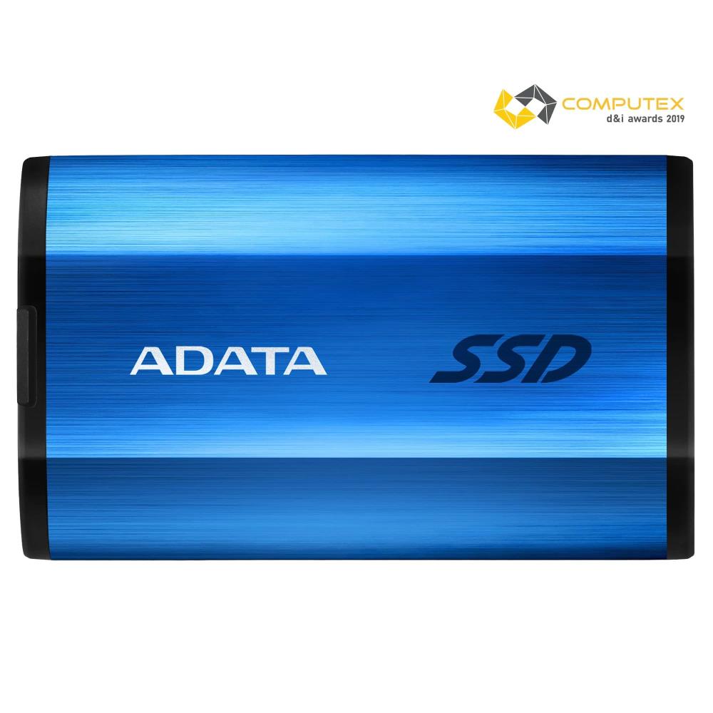 SSD жесткий диск USB-C 512B EXT. BLUE ASE800-512GU32G2-CBL ADATA