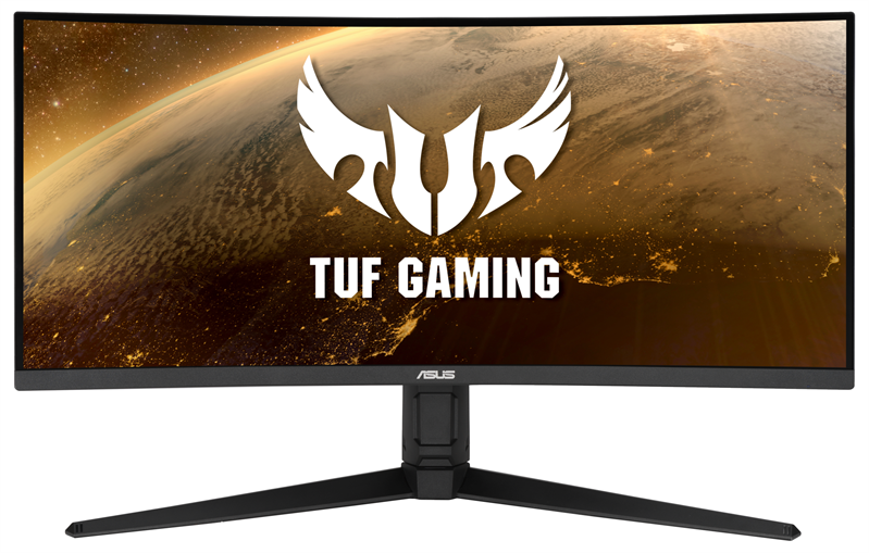 Монитор ASUS 34" VG34VQL1B VA LED изогнутый, 3440x1440, ProGaming, 1ms, 550cd/m2, 178°/178°, 100Mln:1, 165Hz, HDR10, 2*HDMI, 2*DP, USB-hub, колонки, HAS, Swivel, Pivot, Tilt, VESA, Black, 90LM06F0-B01170 (VG34VQL1B)