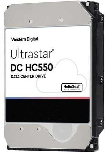  Жесткий диск WD Original SATA-III 16Tb 0F38462 WUH721816ALE6L4 Ultrastar DC HC550 (7200rpm) 512Mb 3.5"