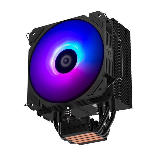 Кулер для процессора ZALMAN CNPS9X PERFORMA BLACK ARGB, 120mm FAN, 4 HEAT PIPES, 4-PIN PWM, 700-1800 RPM, 28DBA MAX, HYDRO BEARING, FULL SOCKET SUPPORT (CNPS9X PERFORMA BLACK ARGB)