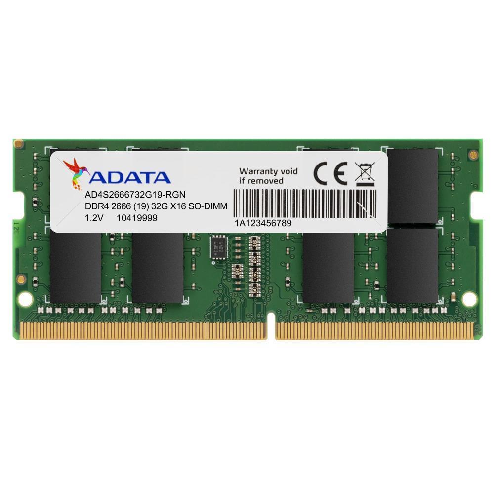 SO-DIMM Модуль памяти для ноутбука SODIMM 16GB PC21300 DDR4 SO AD4S266616G19-SGN ADATA