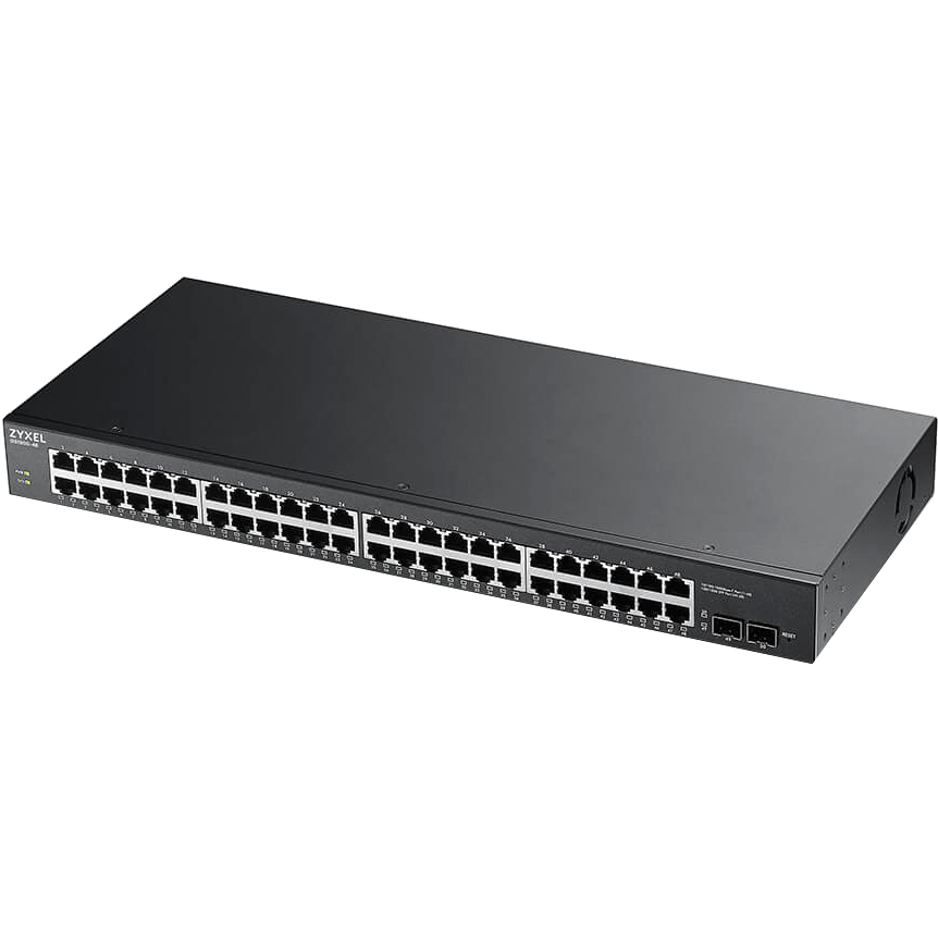 Коммутатор Zyxel GS1900-48-EU0102F 48G 2SFP управляемый