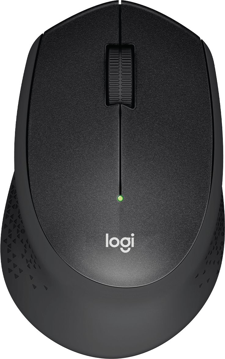 Мышь Logitech M330s черный оптическая (1000dpi) silent беспроводная USB для ноутбука