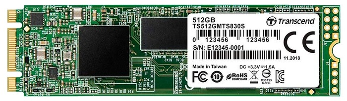 Твердотельный накопитель Transcend MTS830S TS512GMTS830S