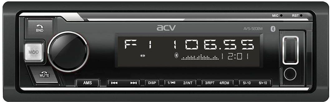 Автомагнитола ACV AVS-918BW 1DIN 4x50Вт