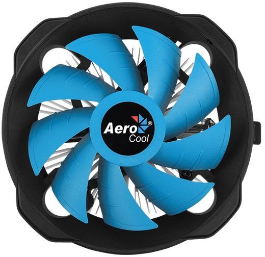 Устройство охлаждения(кулер) Aerocool BAS U-3P Soc-FM2+/AM2+/AM3+/AM4/1150/1151/1155 3-pin 26dB Al 110W 361gr Ret