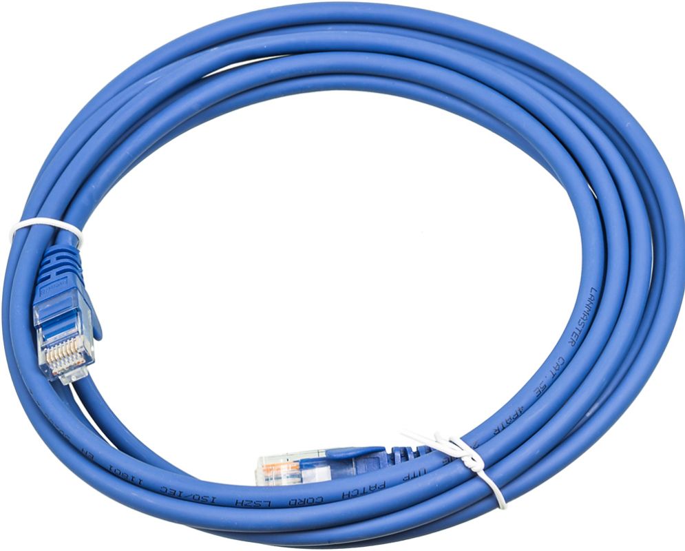 Патч-корд Lanmaster UTP LAN-PC45/U5E-3.0-BL вилка RJ-45-вилка RJ-45 кат.5е 3м синий LSZH (уп.:1шт)