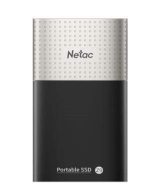 Накопитель SSD Netac USB-C 250Gb NT01Z9-250G-32BK Z9 1.8" черный