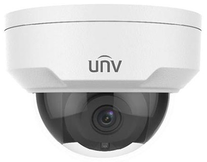 Видеонаблюдение  Неватека Камера Uniview Видеокамера IP купольная антивандальная, 1/2.7" 4 Мп КМОП @ 30 к/с, ИК-подсветка до 50м., LightHunter 0.003 Лк @F1.6, объектив 4.0 мм, WDR, 2D/3D DNR, Ultra 265, H.265, H.264, MJPEG, 3 потока, (IPC324SS-DF40K-I0)