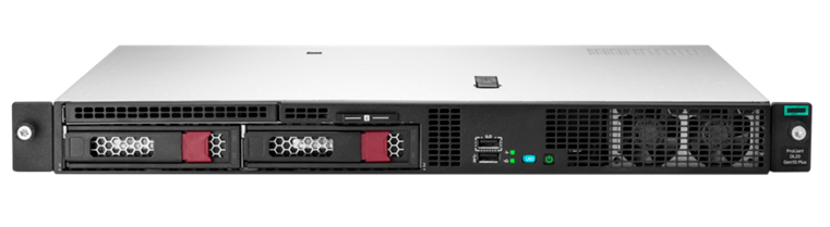 Сервер ProLiant DL20 Gen10+ E-2314 Rack(1U)/Xeon4C 2.86GHz(8Mb)/1x16GbR1-3200/IntelVROC(RAID 0/1/5/10)/noHDD(2)LFF/noDVD/iLOstd/2x1GbEth-Emb/3FanNHP/1x290WnRed/Rail (P44113-421)