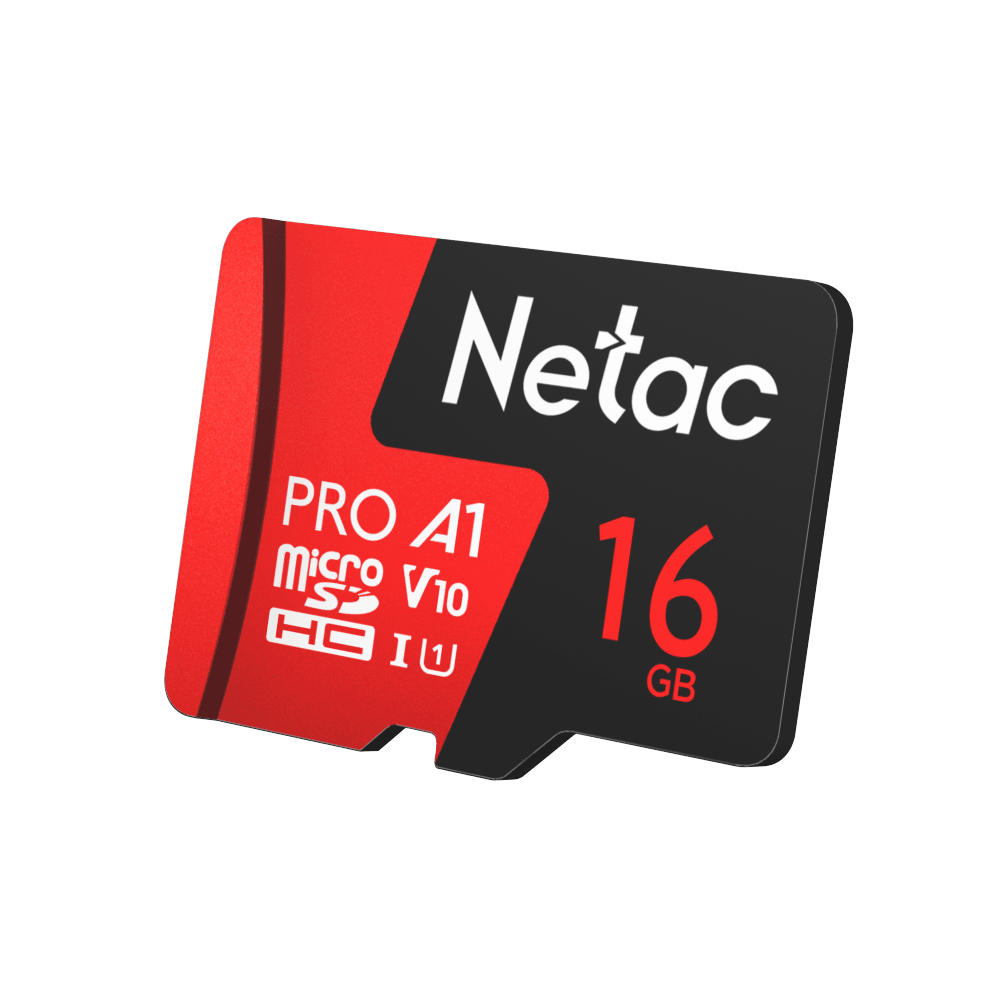 Карта памяти Netac MicroSD card P500 Extreme Pro 16GB, retail version w/SD adapter