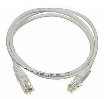 Патч-корды медные  Неватека Патч-корд Lanmaster UTP TWT-45-45-2.0/6-GY вилка RJ-45-вилка RJ-45 кат.6 2м серый ПВХ