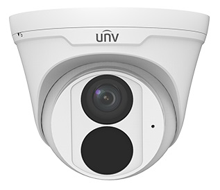 Камера Uniview Видеокамера IP купольная, 1/2.7" 8 Мп КМОП @ 20 к/с, ИК-подсветка до 30м., EasyStar 0.005 Лк @F1.6, объектив 2.8 мм, WDR, 2D/3D DNR, Ultra 265, H.265, H.264, MJPEG, 2 потока, встроенный микроф (IPC3618LE-ADF28K-G)