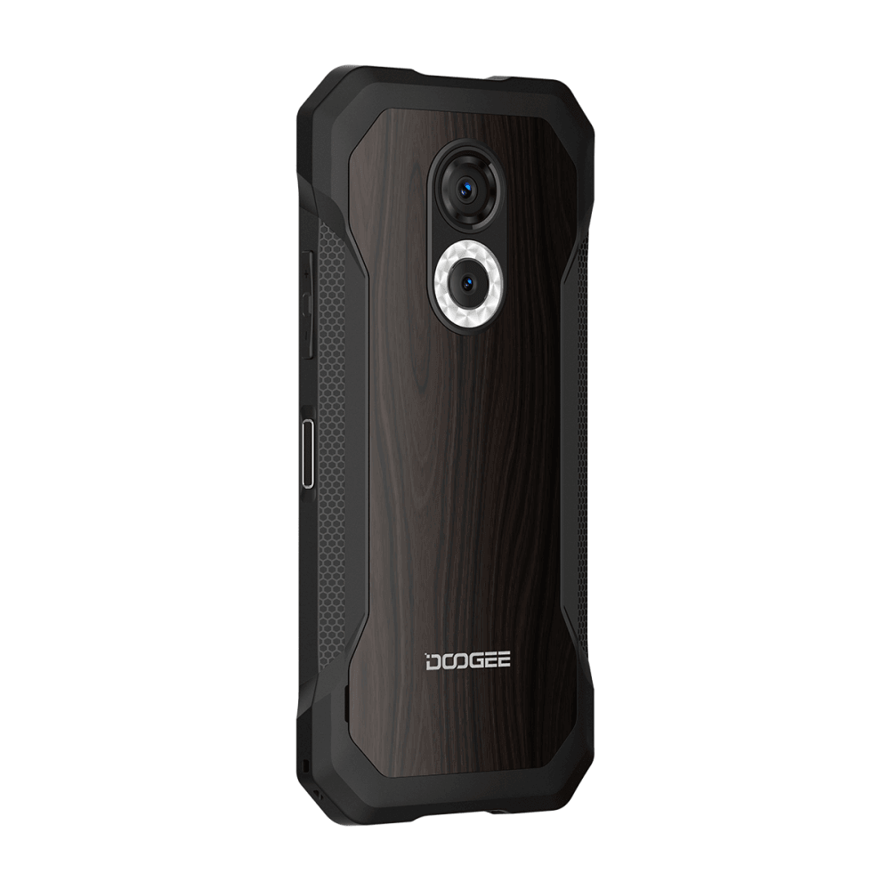 Doogee S61 Pro Wood Grain, 6'' 720x1440, 4x2.3ГГц + 4x1.8ГГц, 8 Core, 8GB RAM, 128GB, up to 512GB flash, 48 МП + 20 МП/16Mpix, 2 Sim, 2G, 3G, LTE, BT v5.0, Wi-Fi, NFC, GPS, Type-C, 5180mAh, Android 12, 266 г, 167,4 ммx81.4 ммx14,6 мм