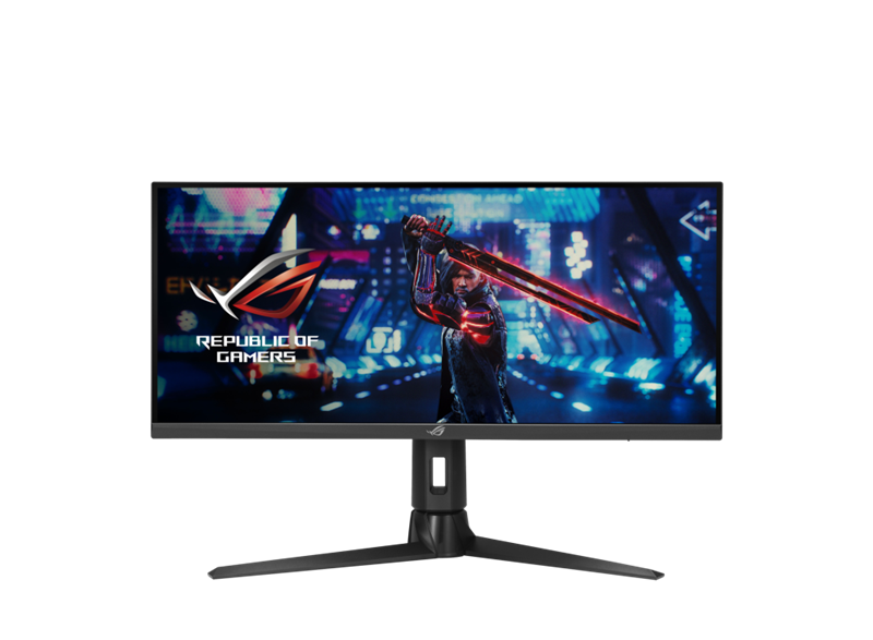   Неватека Монитор ASUS 29.5" ROG Strix XG309CM IPS ProGaming, 2560x1080, 1ms, 300cd/m2, 178°/178°, 100Mln:1, HDMI, DP, USB-C, 220Hz, HDR10, MM, G-Sync, KVM support, Tripod socket, HAS, Black, 90LM07N0-B01170 3 years (XG309CM)