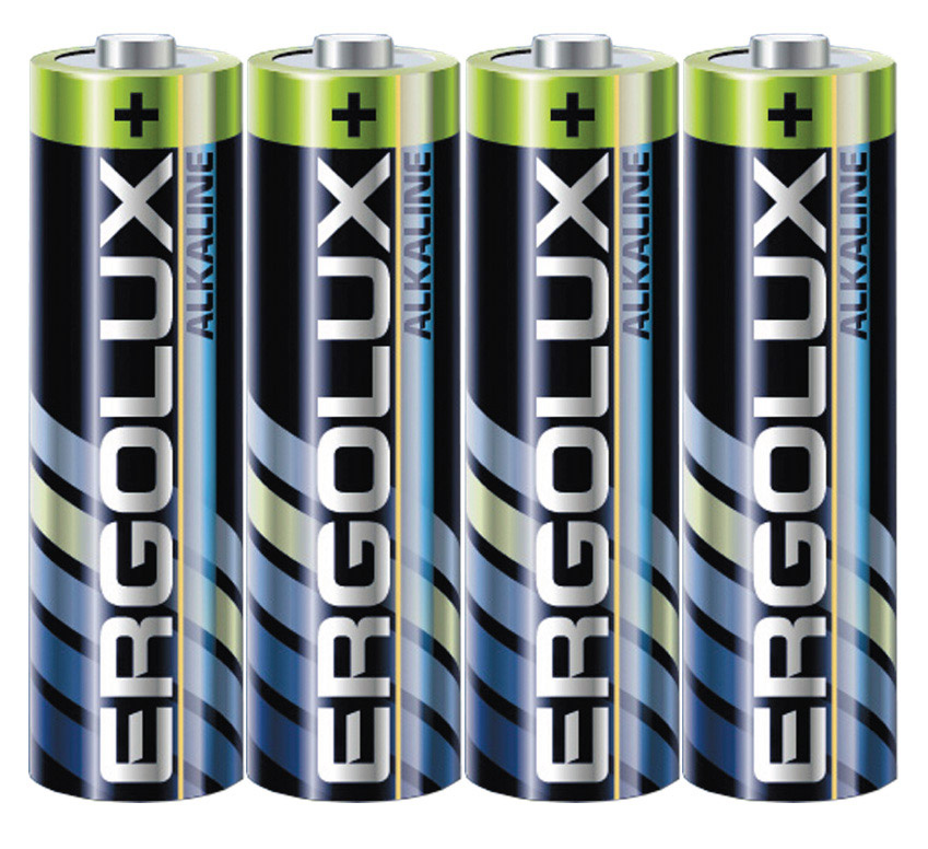 Батарея Ergolux Alkaline LR6 SR4 AA 2800mAh (4шт) спайка