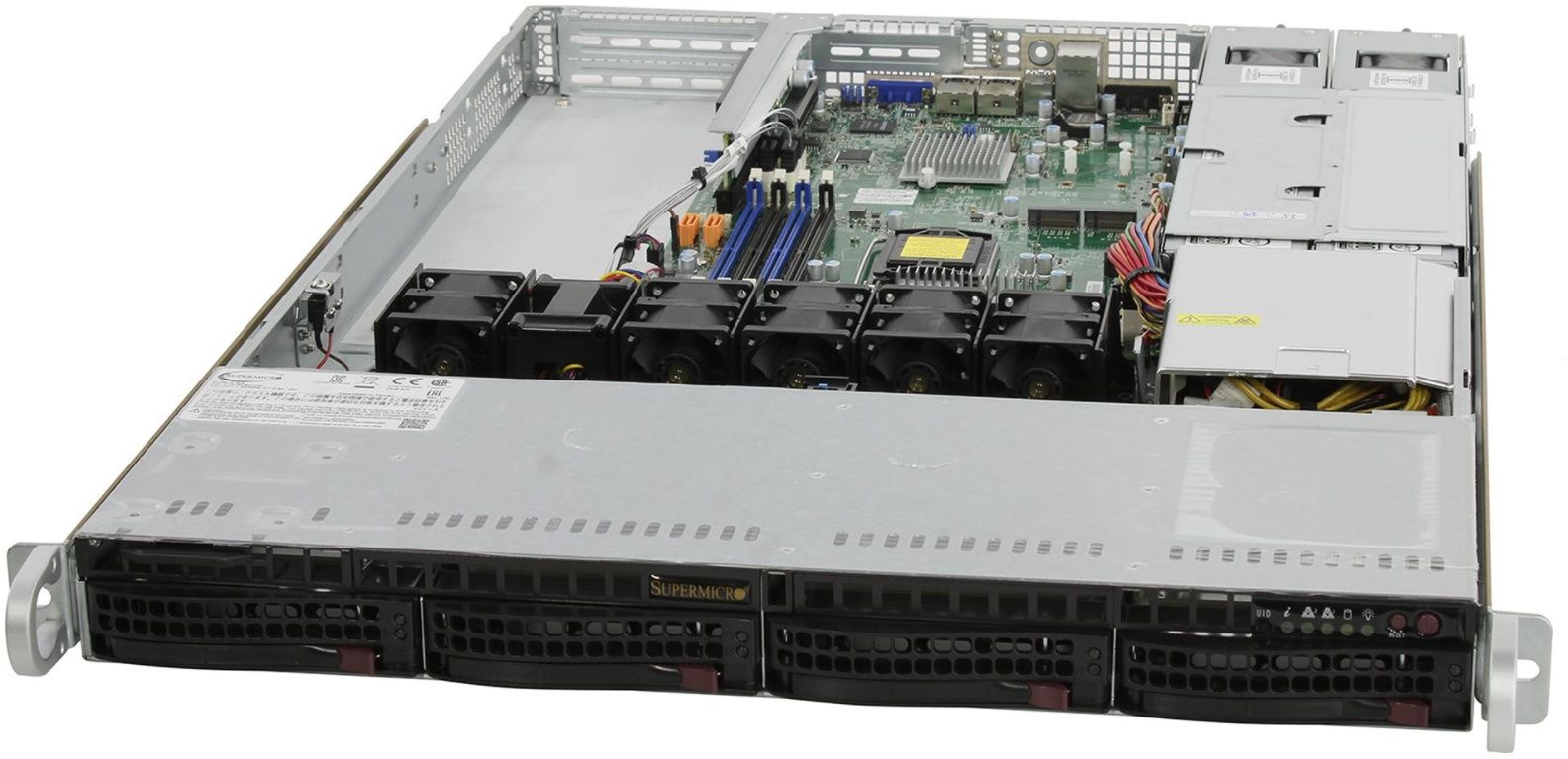 Серверы Платформа SuperMicro SYS-5019C-WR x4 3.5" C246 1G 2Р 2x500W