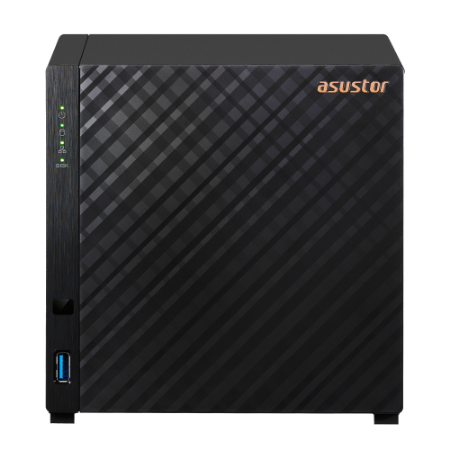 Cетевое хранилище ASUSTOR AS1104T 4-Bay NAS/CPU (2Core) 1.4GHz/1GBDDR4/noHDD,LFF(HDD,SSD)/1x1GbE(LAN)/2xUSB3.2/; 90IX01J0-BW3S00 (AS1104T)