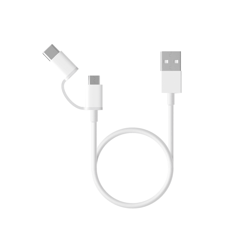 Кабель Mi 2-in-1 USB Cable Micro-USB to Type C  30см SJX02ZM (SJV4083TY)