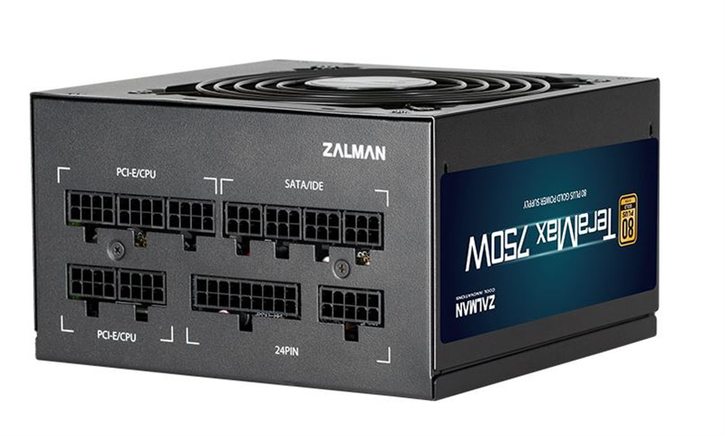 Блок питания Zalman ZM750-TMX, 750W, ATX12V v2.52, APFC, 12cm Fan, 80+ Gold, Full Modular, Retail (ZM750-TMX)