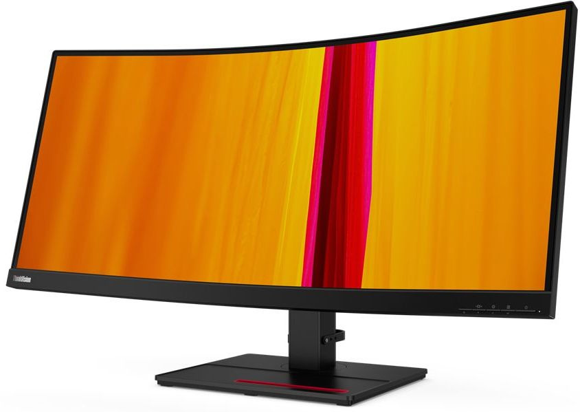 Монитор Lenovo 34" ThinkVision T34w-20 черный IPS 4ms 21:9 HDMI HAS Pivot 350cd 178гр/178гр 3440x1440 DisplayPort WQHD USB 9.91кг