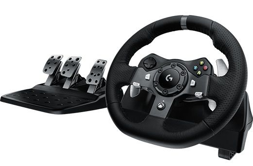 Руль Logitech G920 Driving Force (с педалями) черный